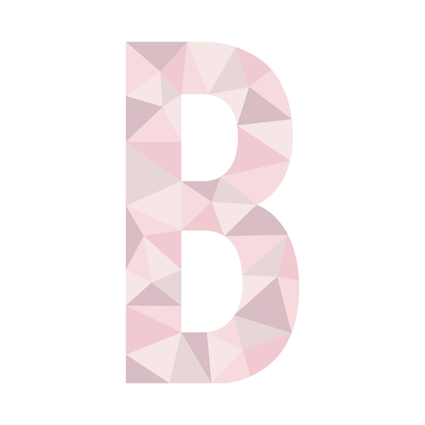 Bokstavstavla - Soft Blush
